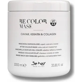 Vlasová regenerace Be Hair Be Color maska na vlasy s kaviárem, keratinem a kolagenem 1000 ml