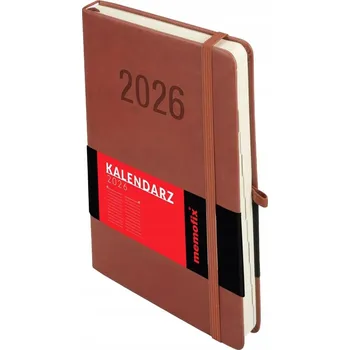 Kalendář Knižní kalendář 2026 A5 Antra hnědý