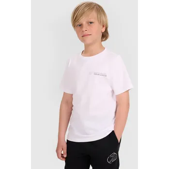 Dívčí tričko 4F dětské tričko bílé bavlna velikost 164