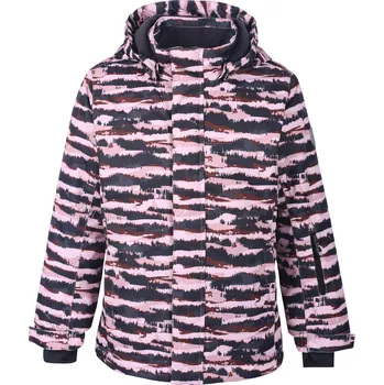Dívčí lyžařská bunda COLOR KIDS-Ski jacket AOP, AF 10.000, zephyr Růžová 122