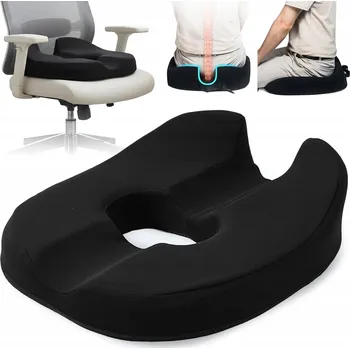 Polštář ERGONOMICKÝ POLŠTÁŘ NA SEDADLO, BEDERNÍ OPĚRKA DO KANCELÁŘSKÉ ŽIDLE