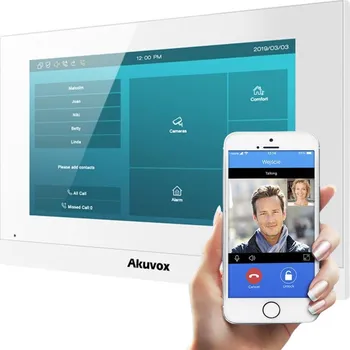 Videomonitor vstupních dveří Akuvox AKV-C313W-W