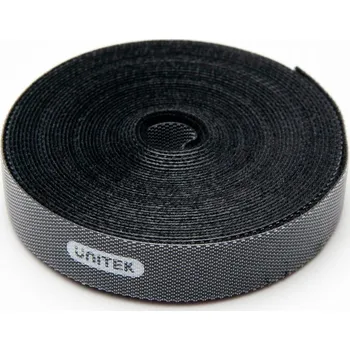 kabelová chránička Unitek organizér kabelů na suchý zip černý 5m OT142BK