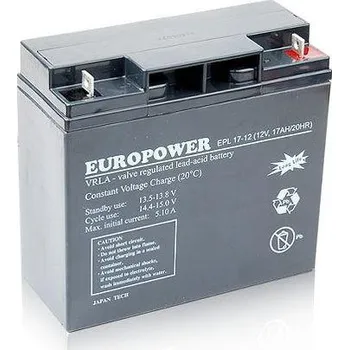 Trakční baterie EUROPOWER EPL 12V 17Ah