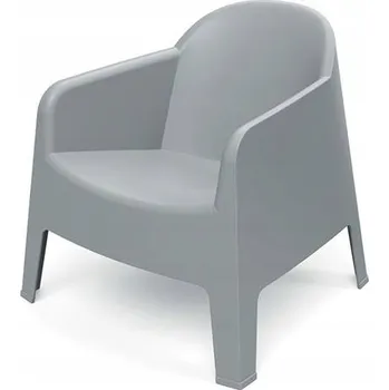 Zahradní nábytek Zahradní židle Ferne plast šedá