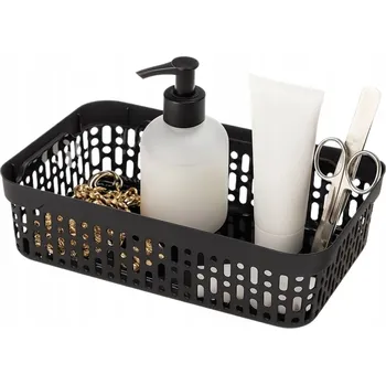 Košík na láhev Univerzální koš plast černý