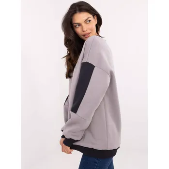 Dámská mikina Mikina EM BL 983.10X světle šedá jedna velikost