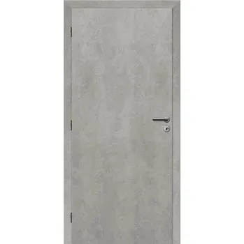 Interiérové dveře Solodoor Interiérové dveře 60 L, 650 × 1985 mm, fólie, levé, beton, plné&nbsp;010000566100