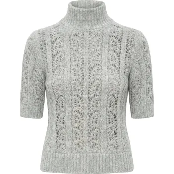 Dámský svetr IMPERIAL Glittering Grey svetr Univerzální Šedá