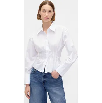 Dámská móda GAP Poplin košile pro dámy GAP bílá 3505164