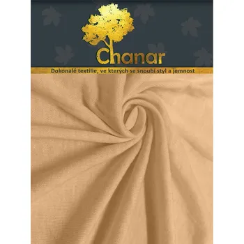 Prostěradlo Top textil Prostěradlo Jersey Standard 90x200 cm béžová