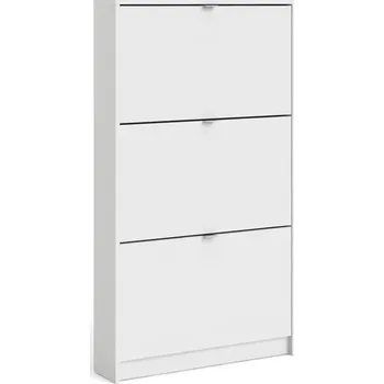 Tvilium Bílý výklopný botník Shoes – Tvilum Rozbale(v)no