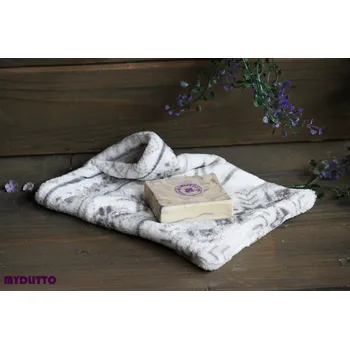 Coral fleece žínka - Bílá s norským vzorem