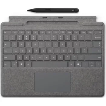 Příslušenství pro tablet Microsoft klávesnice pro Surface Pro + Slim Pen - platinový
