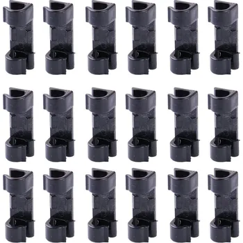 Organizér kabelů Samolepící úchyty na kabely - Černé, velikost S