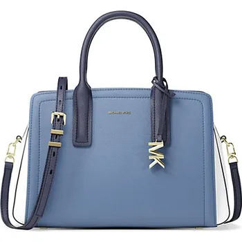 Michael Kors Laila medium color block kožená kabelka modrá multi + doprava zdarma