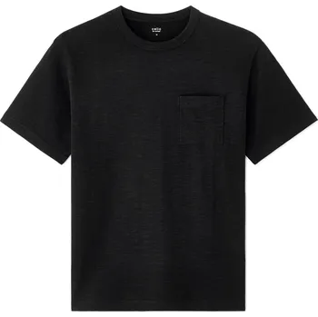 Pánské oblečení Černé triko s krátkým rukávem Celio černá 3504879