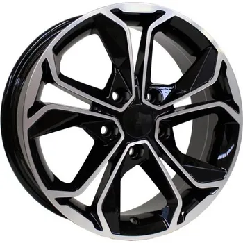 Disk Alu kola AGT 16163, 16x6.5 5x114.3 ET40, černá + leštění