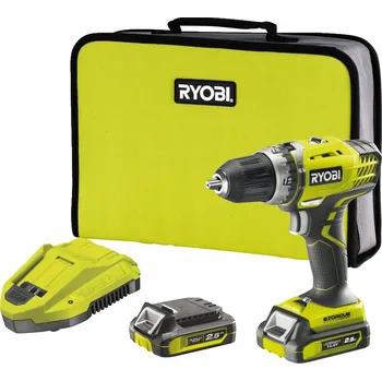 RYOBI R14DDE-LL25T AKUMULÁTOROVÁ AKU VRTAČKA 14,4V 2x 2,5Ah SADA
