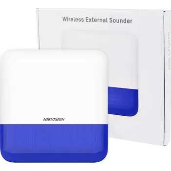 Bezpečnostní kamera Bezdrátový signalizátor Hikvision s dosahem 1600 m a hlasitostí 110 dB