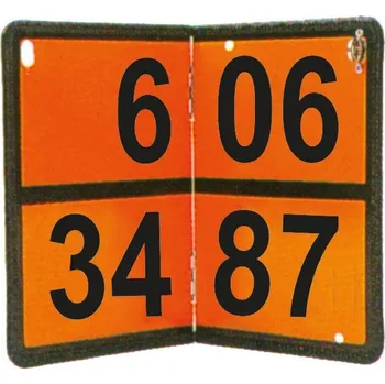 Tabulka jednoúčelová s lisovanými čísly, skládací 606/3291 (40 x 30 cm)