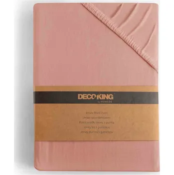 Prostěradlo Prostěradlo s gumou DecoKing bavlna 90 x 200 cm