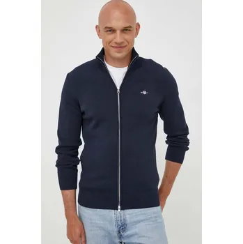 Dámské oblečení Bavlněný kardigan Gant 8030164 námořnická modř 59X, vel. S