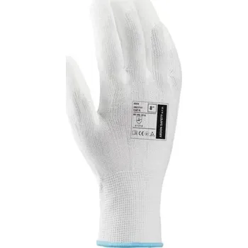 Pracovní rukavice Rukavice pracovní máčené BUCK, bílé, vel.11