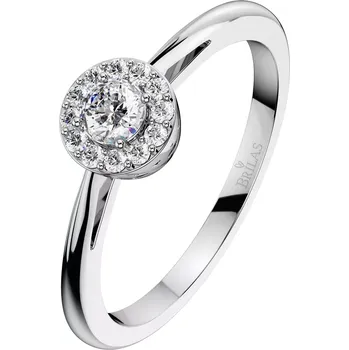 Prsten Ladunka Princess W Briliant - zásnubní prsten z bílého zlata