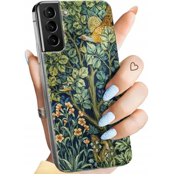 Pouzdro na mobilní telefon Zadní Kryt Hello Case pro Samsung Galaxy S21 Ultra 5G zelený