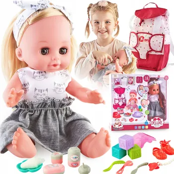 Panenka Panenka Miminko s dětskými doplňky a batohem pro holčičku