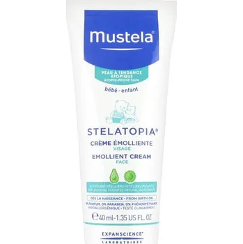 Pleťový krém Mustela Bébé Stelatopia Emollient Face Cream (Atopic-Prone Skin) 40 ml