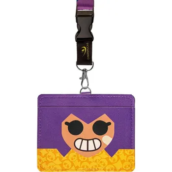 Pouzdro na mobilní telefon Pouzdro na karty se šňůrkou Brawls Stars - Shelly Vícebarevná