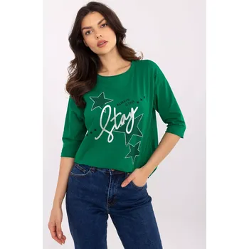 Dámská halenka Halenka CLM BZ 0016.84 zelená S