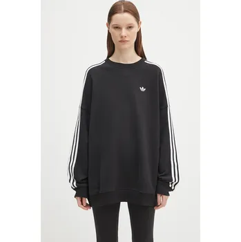Dámská mikina Bavlněná mikina adidas Originals 3-Stripes, S, černá, 99X