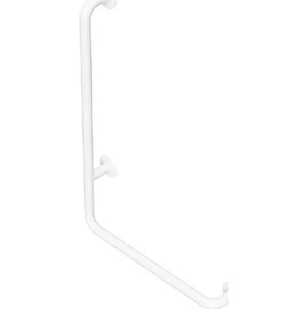 Madlo do koupelny Sapho Koupelnové vybavení - Madlo levé 81x55 cm, bílá XH522W