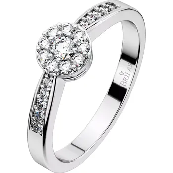 Prsten Růženka Princess White - zásnubní prsten z bílého zlata