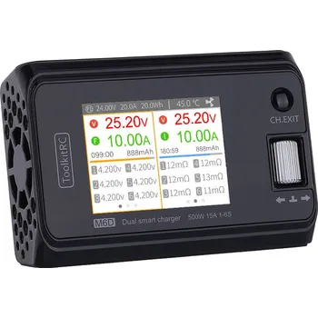 Nabíječka baterií TOOLKITRC M6D Dual Channel 250w 15A x 2 DC Charger