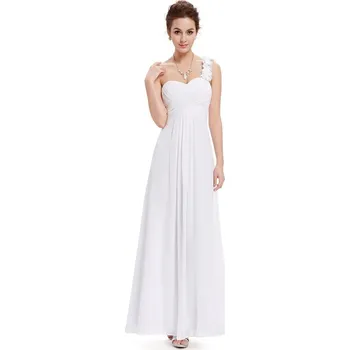 Dámské šaty Jemné plesové, svatební šaty na jedno rameno Ever Pretty 9768 *Velikost: XXL / 44 / 14 / 16