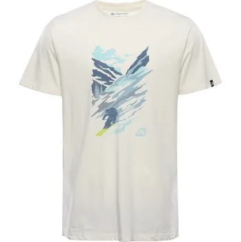 Pánské tričko triko pánské krátké ALPINE PRO GREM 2 béžové Varianta: 5XL