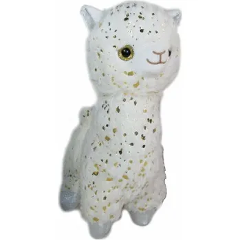 plyšák Plyšák Lama se třpytkama bílá – 29 cm