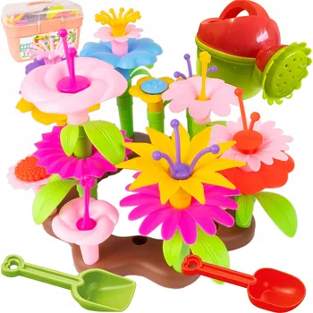 ostatní stavebnice KREATIVNÍ SADA STAVEBNICE KONSTRUKČNÍ KVĚTINY ZAHRADA STAVĚNÍ DIY 97 dílů