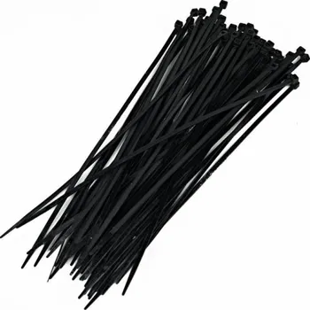 Organizace kabelů Pásky vázací, 400 x 7,6 mm, 50 ks, černá, ENPRO