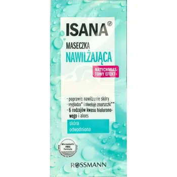 Pleťová maska ISANA hydratační pleťová maska 2 ks