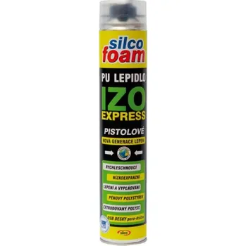 Průmyslové lepidlo Lepidlo PU fasádní izolace EXPRESS, 750 ml, SILCOFOAM