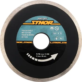 Řezný kotouč Diamantový kotouč plný - en 115mm 08785 Sthor