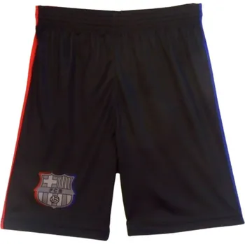 SportDres Fotbalové trenky Barcelona 2026 – černé, modro-červené pruhy Velikost: 146 (9–10 let)