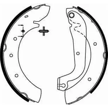 Brzdová čelist Sada brzdových čelistí TRW GS8207