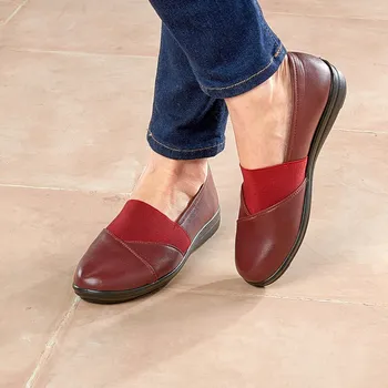 Dámské pantofle Komfortní obuv Maggie bordó 41