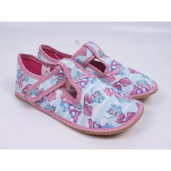 Dívčí bačkory EF Bačkory přezůvky BAREFOOT 395 Mořská panna velikost: 35